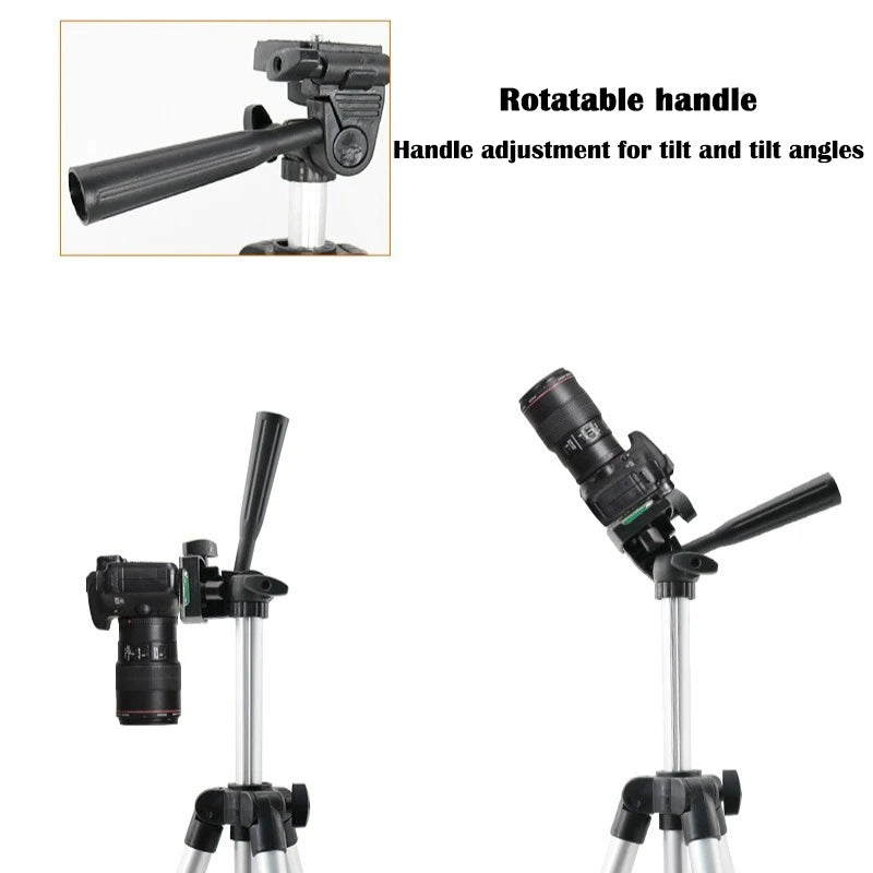 Phone Tripod Stand With Bluetooth Remote