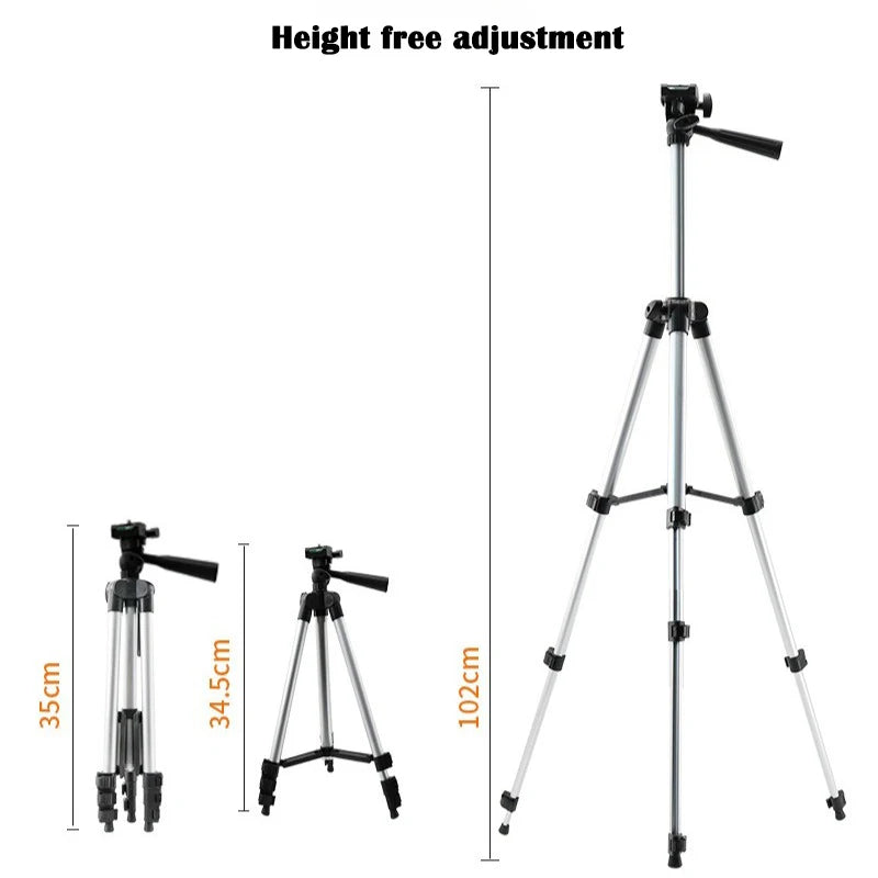 Phone Tripod Stand With Bluetooth Remote